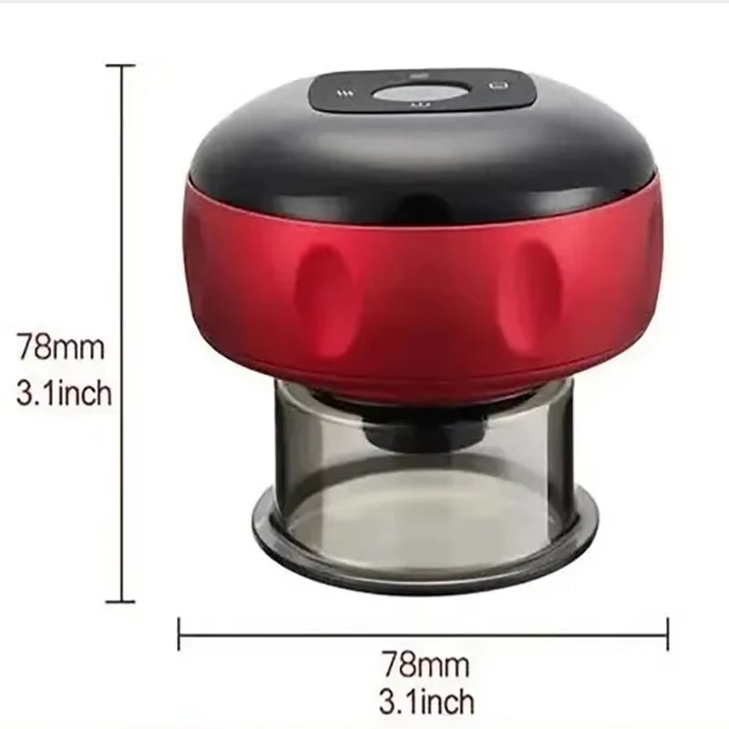Plug-In Electric Heated Cupping Massager – Back, Neck & Arm Scraping & Cupping Device