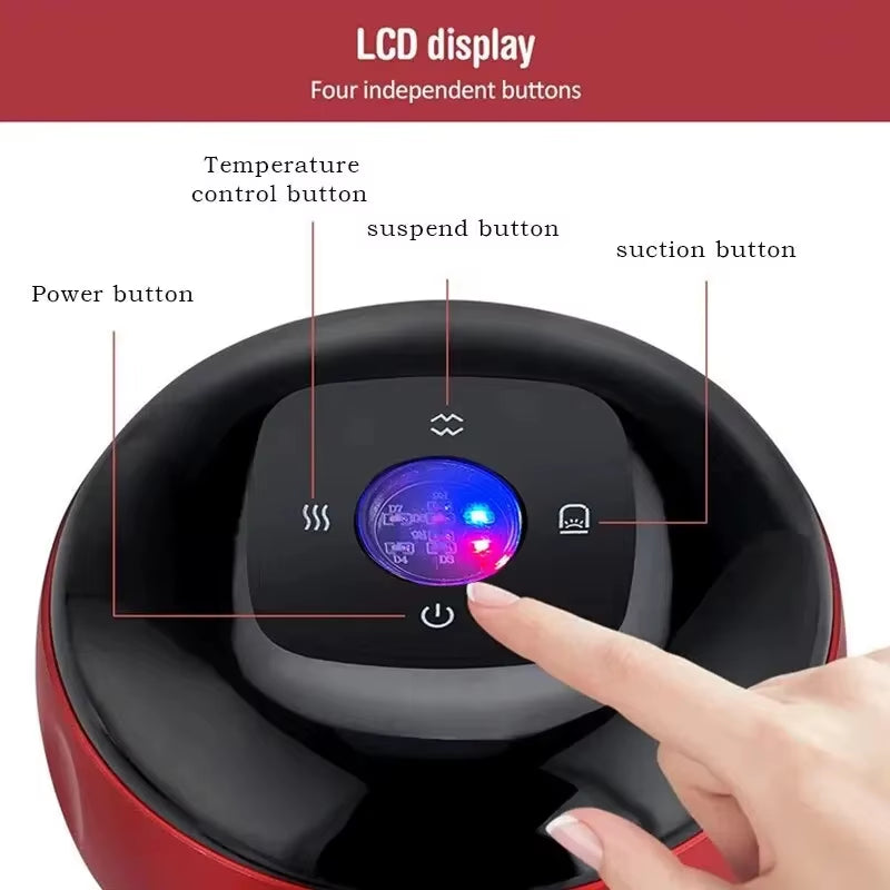 Plug-In Electric Heated Cupping Massager – Back, Neck & Arm Scraping & Cupping Device