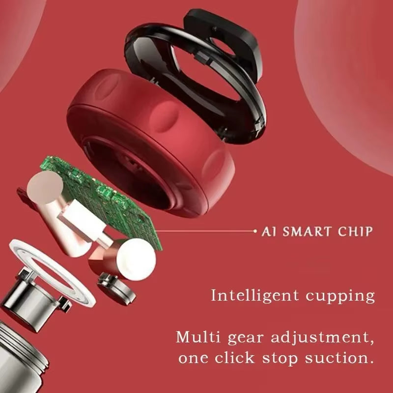 Plug-In Electric Heated Cupping Massager – Back, Neck & Arm Scraping & Cupping Device