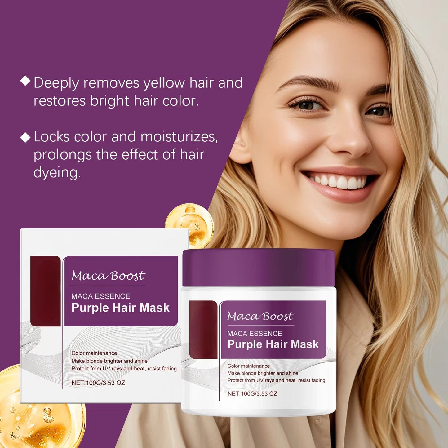 Magical Purple Hair Mask