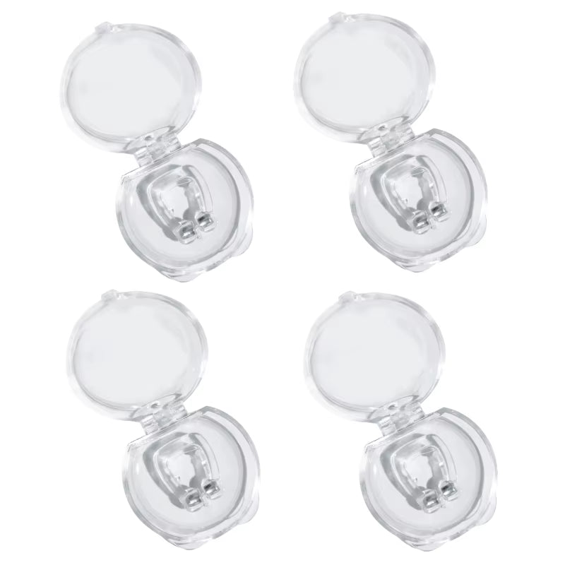 Anti Snoring Device Silicone Nose Clip Magnetic Sleep Tray Sleeping Aid Improve Sleeping Easy Breathe Apnea Guard Night Devices